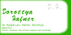 dorottya hafner business card